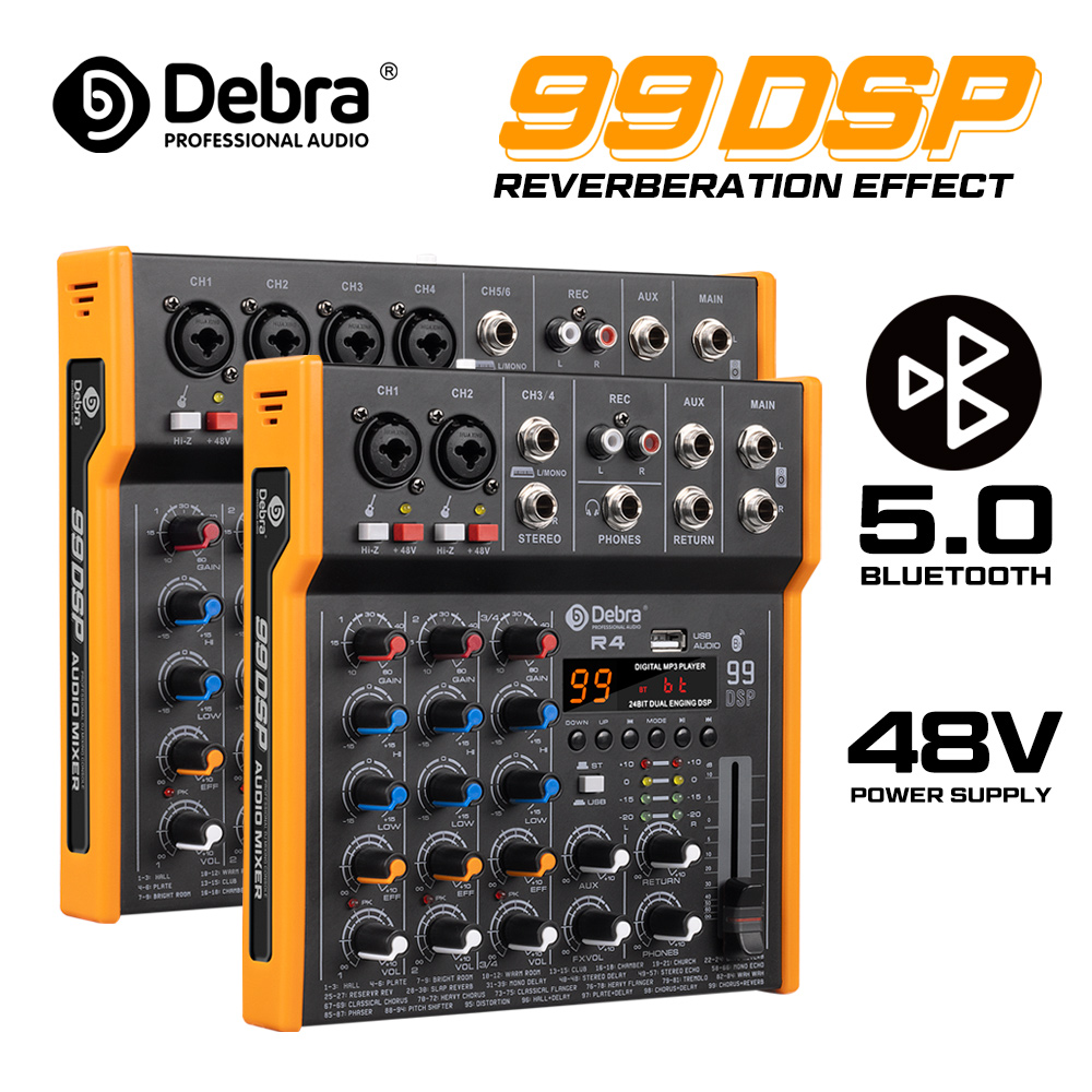 Audio Music Dj - Mixer audio multiplo Debra R4/R6 a