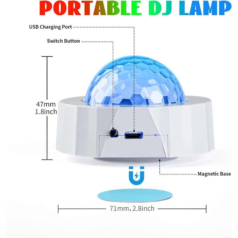 Palla da discoteca per auto Ba - Audio Music Dj recensione e prezzo